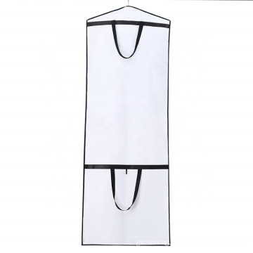 Custom logo non woven dust bag for wedding dress garment bag suit cover